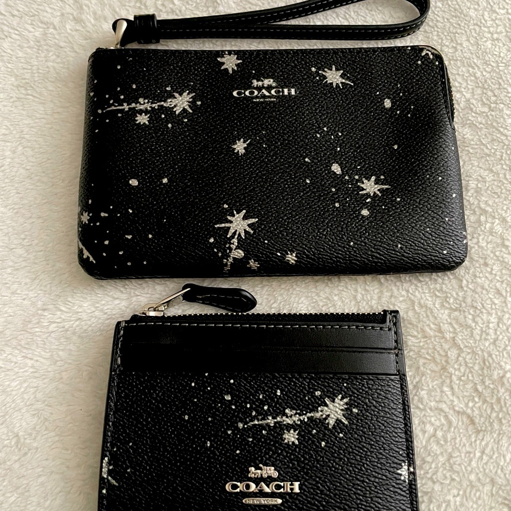 Colt Black stars, wristlet, and skinny mini card case